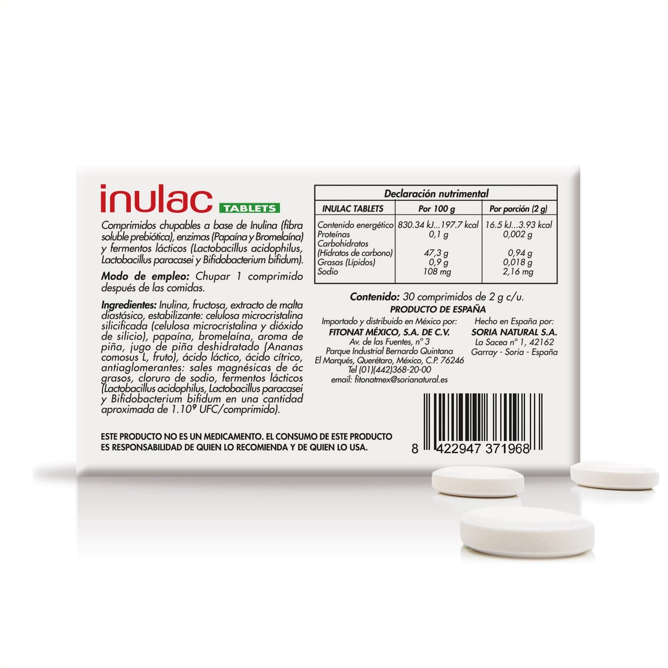 Inulac Tablets - Imagen 2